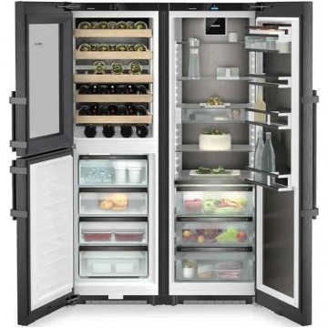 LIEBHERR XRCbs 5295 ΨΥΓΕΙΟ SIDE BY SIDE SMART ME ΣΥΡΤΑΡΙ BIOFRESH YDROBREEZE KAI ΘΑΛΑΜΟΣ ΜΕΤΡΙΑΣΜΟΥ ΚΡΑΣΙΟΥ ΣΥΝ ΧΩΡ 689ΛΤ